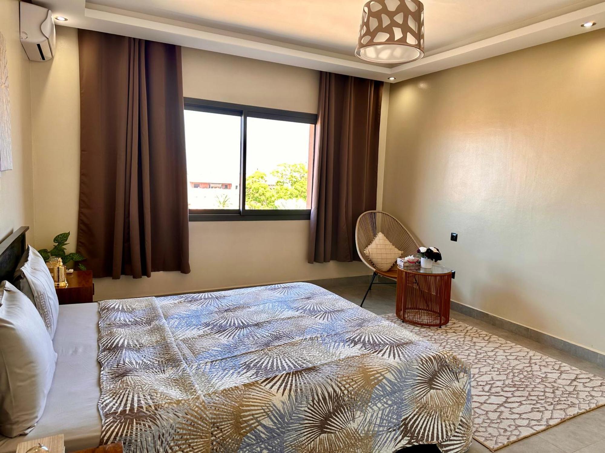 Moderne, Lumineux & Spacieux Avec Balcon -Central -Wifi-Smart Tv-Clim Marrakesh Eksteriør bilde