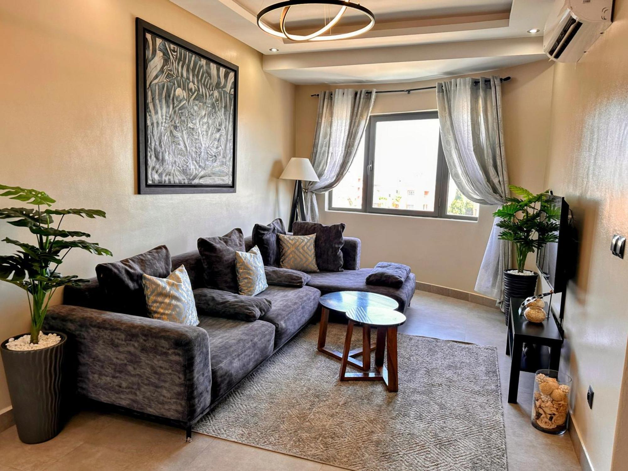Moderne, Lumineux & Spacieux Avec Balcon -Central -Wifi-Smart Tv-Clim Marrakesh Eksteriør bilde